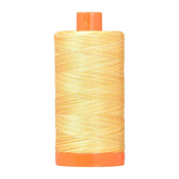 Aurifil Mako-Baumwoll-Stickgarn, 50 W, 1300 m, bunt, ideal für Maschinenstickerei, Quilten und Nähen